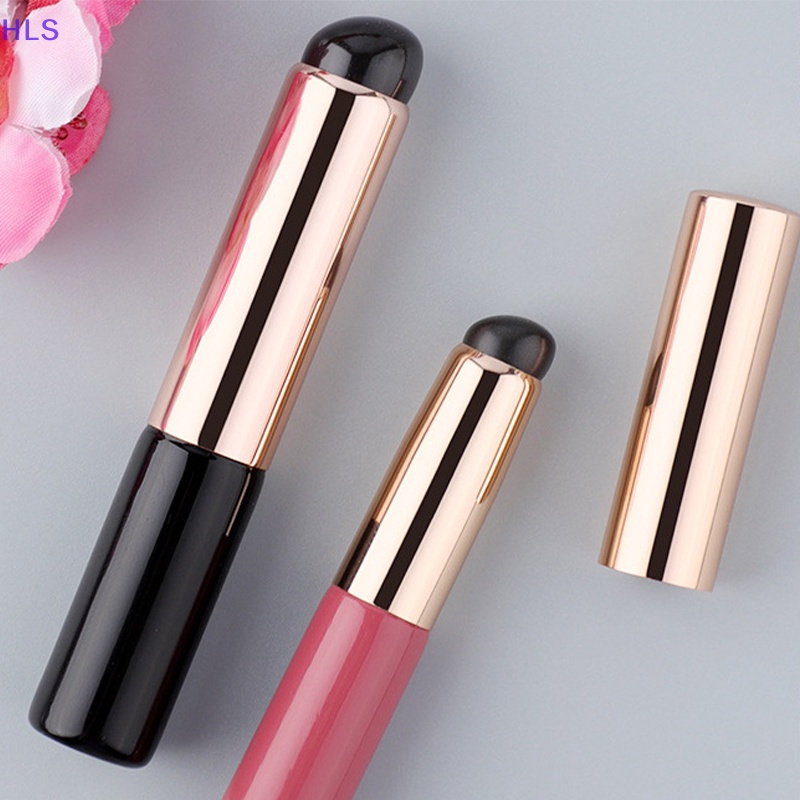 Cọ Trang Điểm Môi Đầu Tròn Bằng Silicon Mềm Nhỏ Gọn