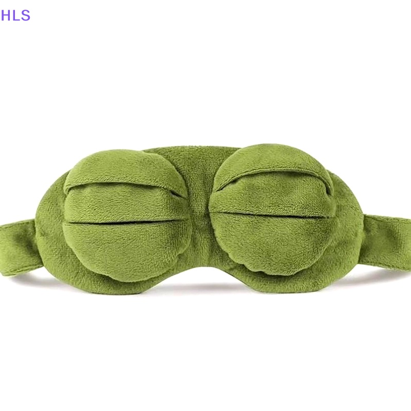 [HLS] Băng Đô Che Mắt Họa Tiết Chú Ếch Vui Nhộn Dễ Thương Dùng Khi Ngủ / Rửa Mặt