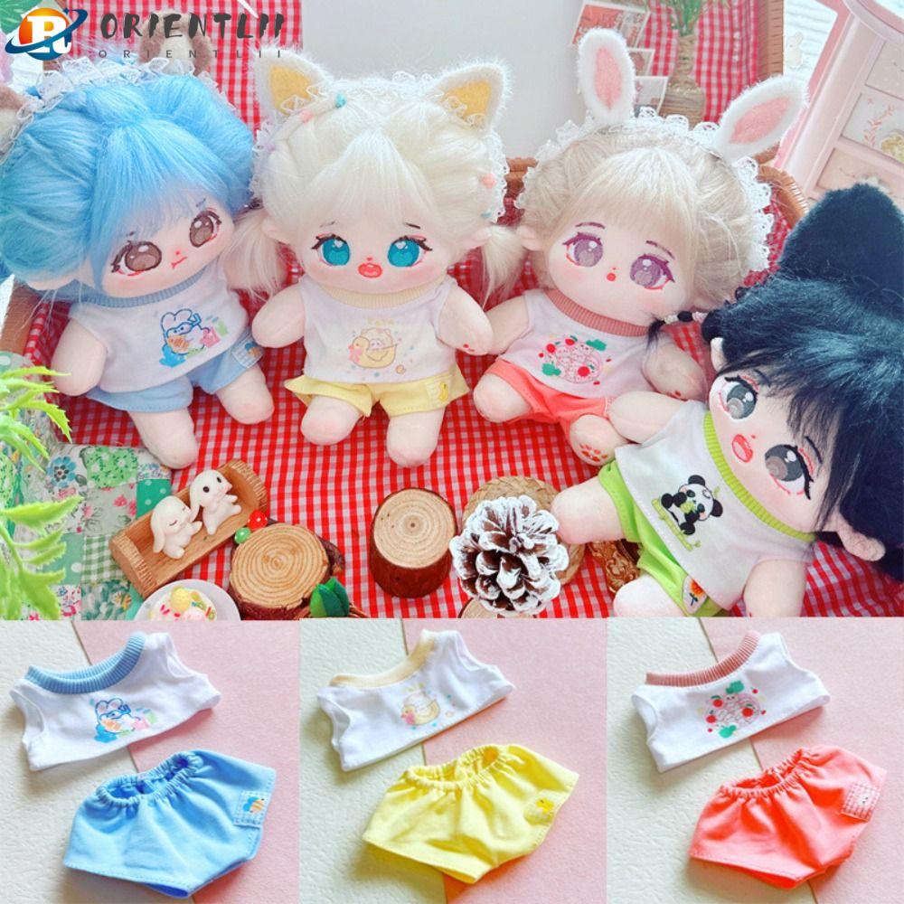 ORIENTLII 1 Bộ Phụ Kiện Quần Áo Cho Búp Bê 20cm