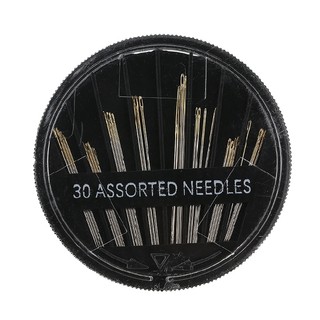 New 30pcs Hand Sewing Needles Assorted Sizes Easy Thread Big Eye Needles Set