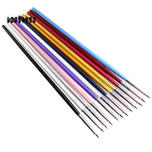 Set 12 Cọ Vẽ Trang Trí Móng Tay Nghệ Thuật
