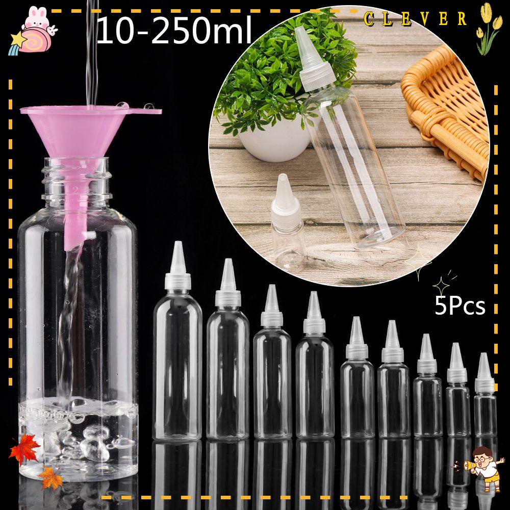 CLEVER Set 5 Chai Rỗng Dạng Bóp Đựng Mỹ Phẩm Tiện Dụng