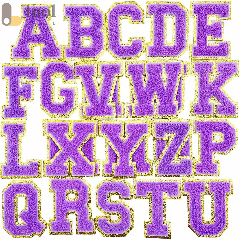 LUOL Sticker Ủi Thêu Hình Chữ Cái Từ A-Z