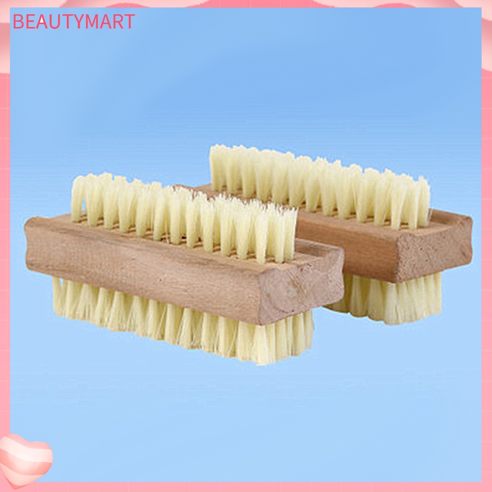 Bàn Chải Hai Mặt Bằng Gỗ Chống Trượt Massage Cơ Thể