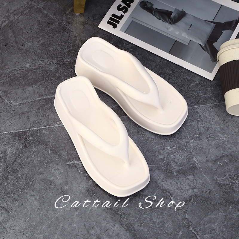 DISHULAN dép dép nữ sandal nữ dép bánh mì nữ dép bánh mì Chống Trượt 062113