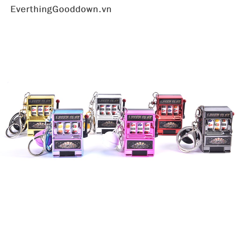 Everthinggooddown Đồ Chơi Móc Khóa Hình Máy Jackpot Mini Vui Nhộn Làm Quà Sinh Nhật Cho Bé vn