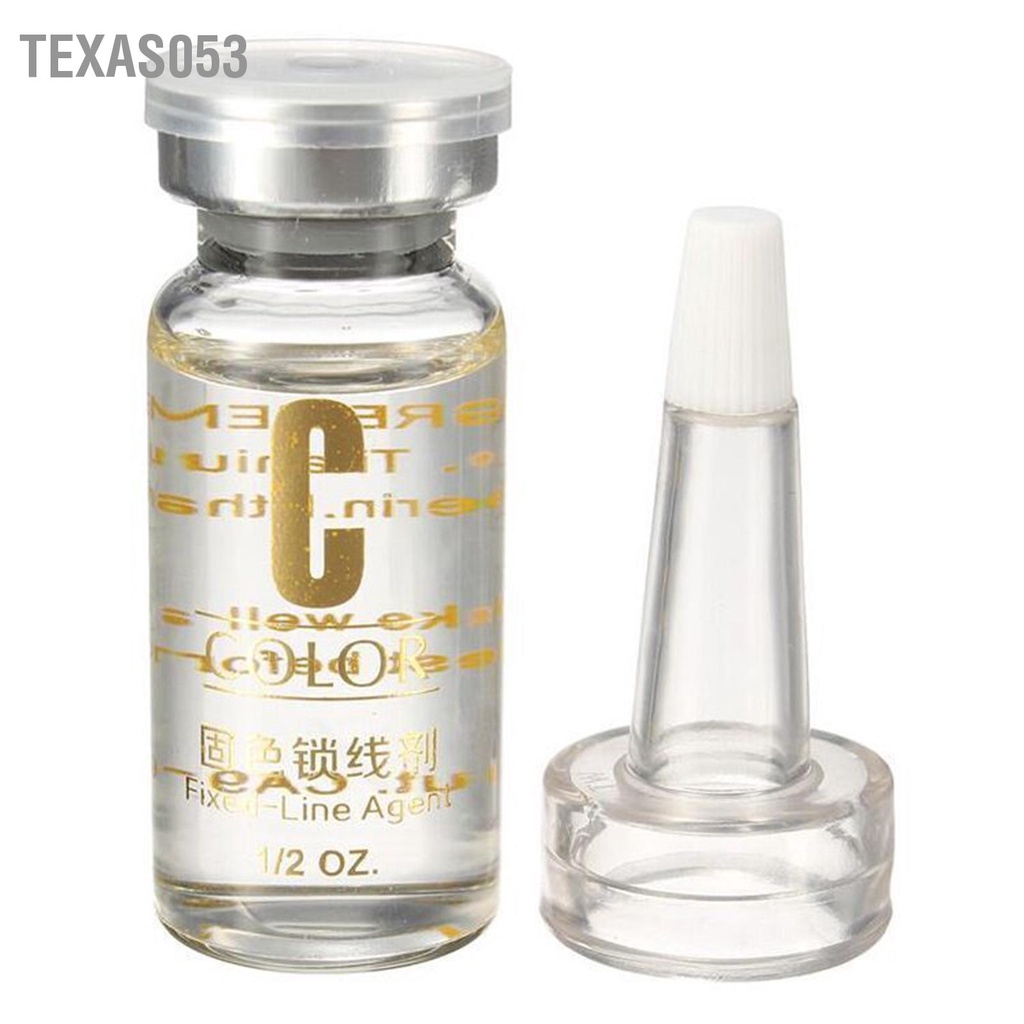 Texas053 Chất cố định sắc tố Microblading Ngăn ngừa phai màu Mực xăm lỏng khóa cho lông mày Môi