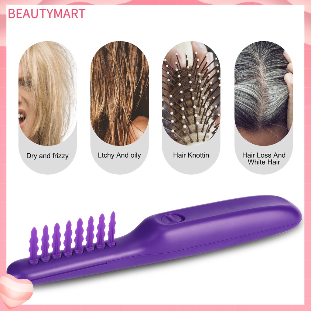 Lược Điện Rung Chải Tóc Bằng ABS Chống Trượt Dành Cho Nữ