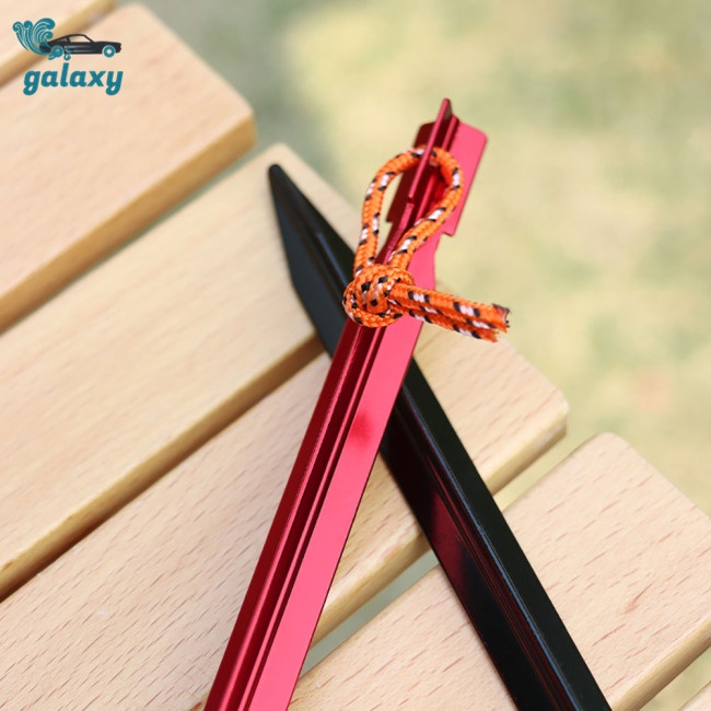 Galaxy Set 10 Cọc Dựng Lều Bằng Hợp Kim Nhôm 18cm Tiện Dụng Khi Đi Cắm Trại