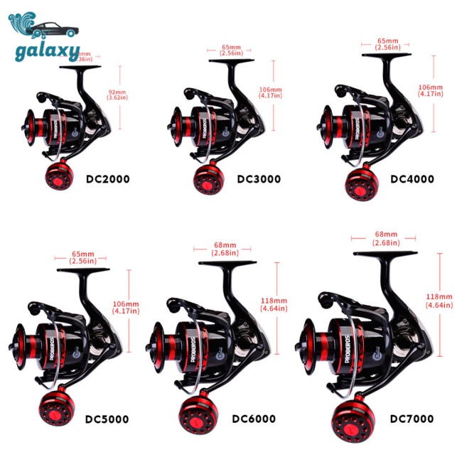 Galaxy Máy Câu Cá 5.0: 1 4.7: 1 3bb Ds2000-7000 Series Chất Lượng Cao