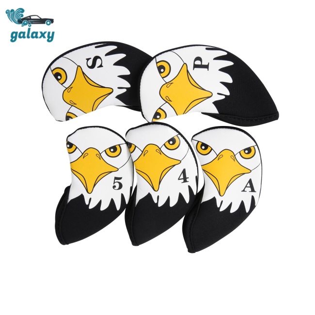 Galaxy Set 10 Vỏ Bọc Đầu Gậy Đánh Golf Chống Trầy In Số Tiện Dụng
