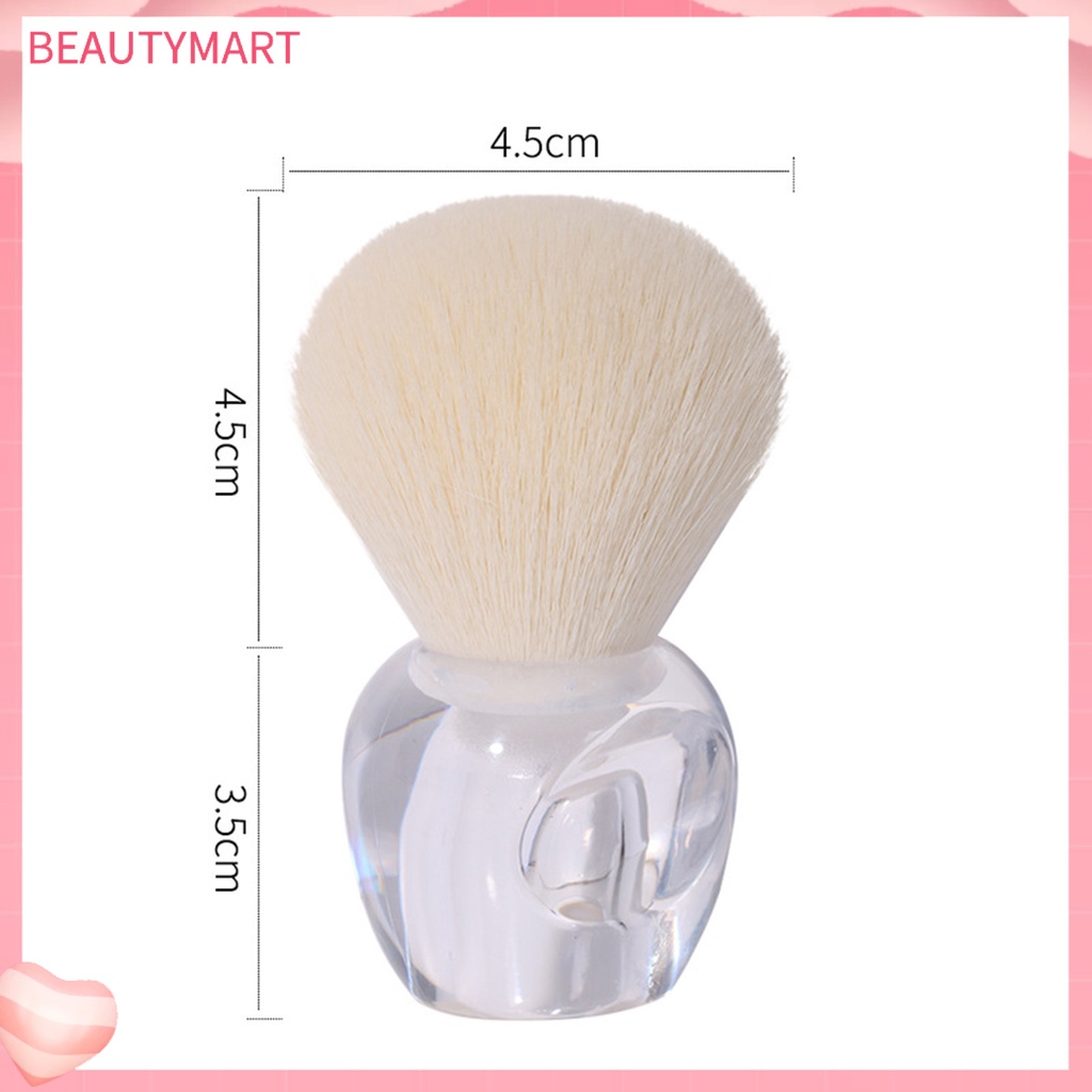 Cọ Trang Điểm Lông Mềm Thiết Kế Quả Táo Nhỏ Gọn Dễ Bắt Sáng