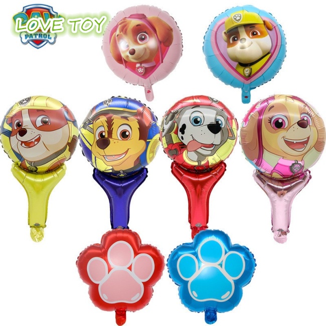 Bộ Bong Bóng Hình Paw Patrol Trang Trí Tiệc