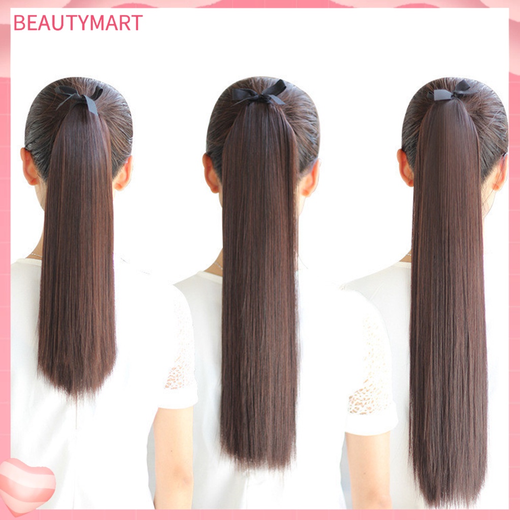 Tóc Giả Thẳng Dài Tự Nhiên Chịu Nhiệt Độ Cao Cho Nữ