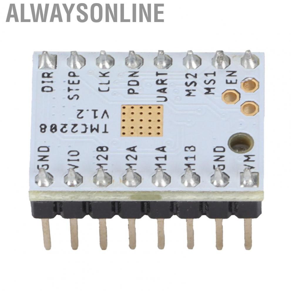 Alwaysonline Stepper   TMC2208 V1.2 Module Accessories with Heat Sink Screwdriver for 3D Printer Motherboard
