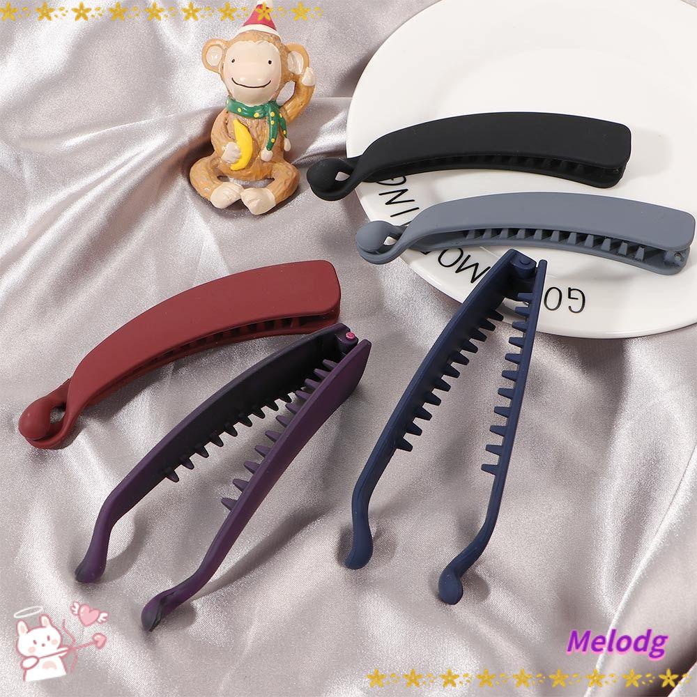 MELODG Kẹp Tóc Đuôi Ngựa Màu Sắc Thời Trang