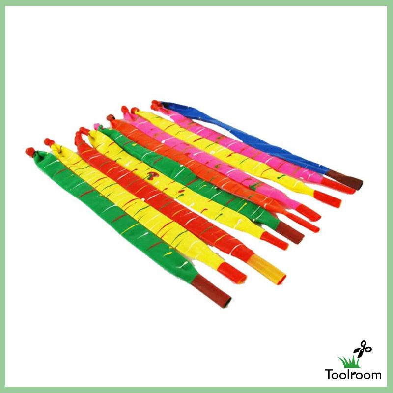 Bộ 50 Bong Bóng Cao Su Dài Phối Hình Tên Lửa Kèm Đồ Bơm Cho Bé