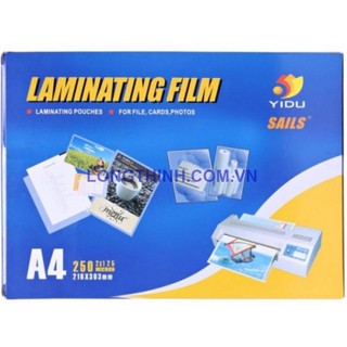 Nhựa ép plastic a4 -125 mic /100 tờ yidu