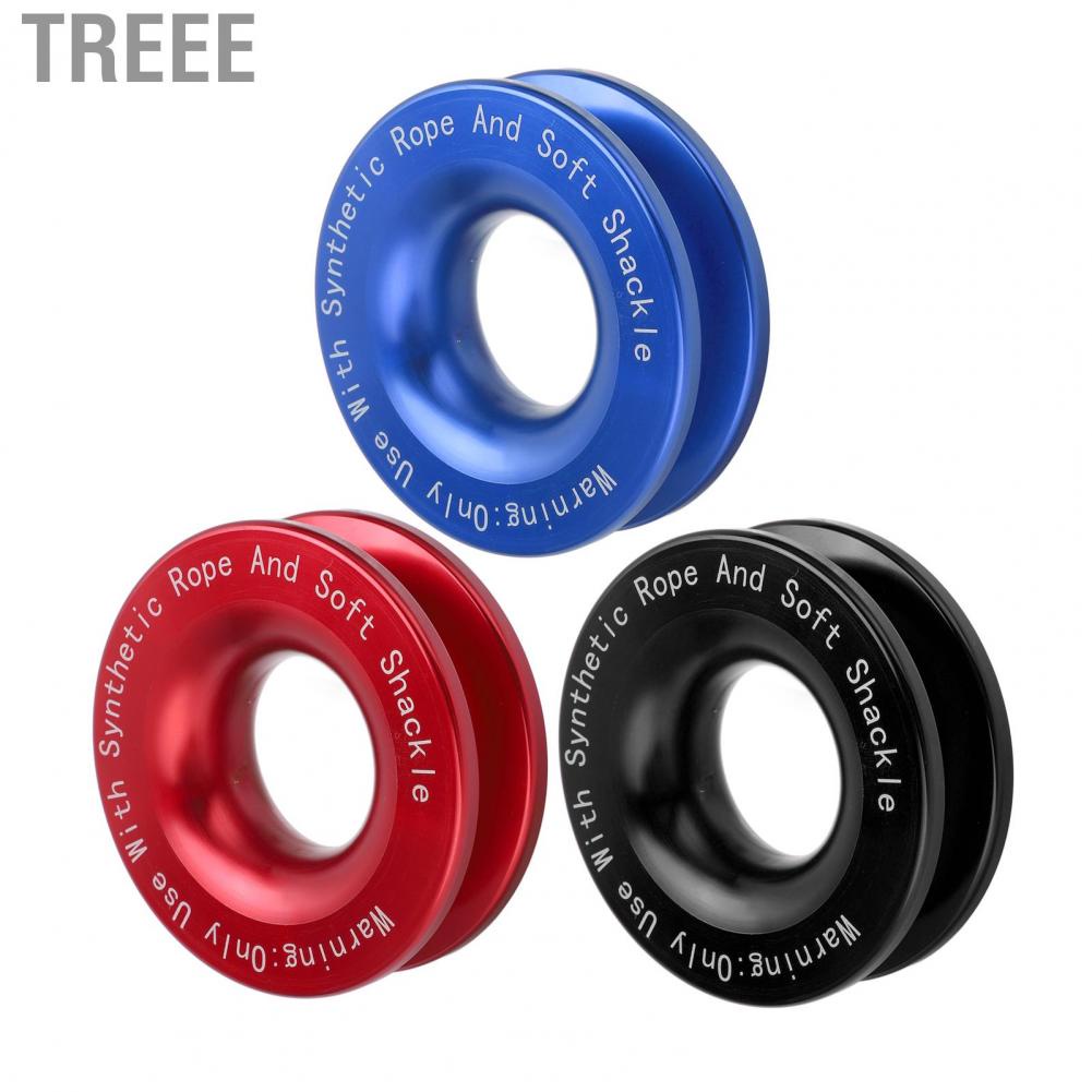 Treee Soft Shackle Recovery Ring  Lightweight 41000lbs Breaking Strength Winch Functional for Trailers SUVs Trucks