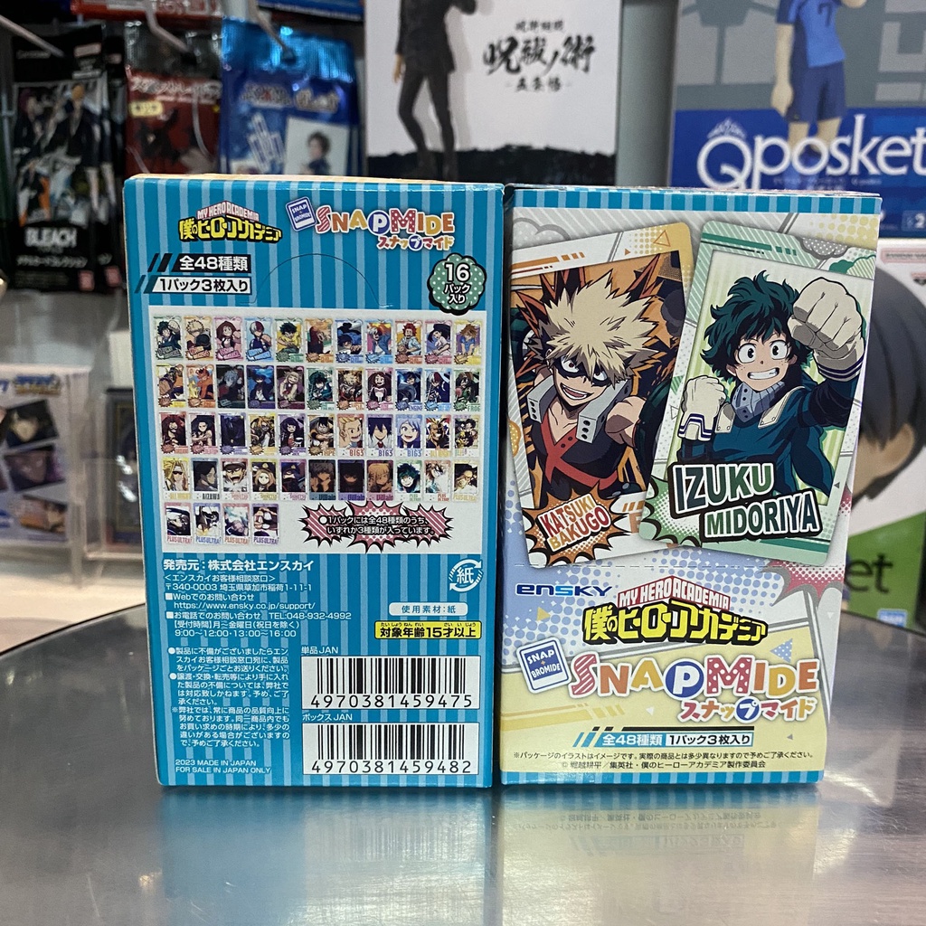 Pack thẻ nhân phẩm My Hero Academia snapmide chính hãng - card MHA