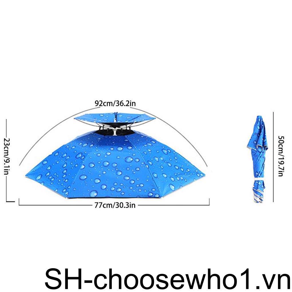 Dù Gấp Gọn Chống Thấm Nước Bảo Vệ Chuyên Dụng Cho Câu Cá / Cắm Trại