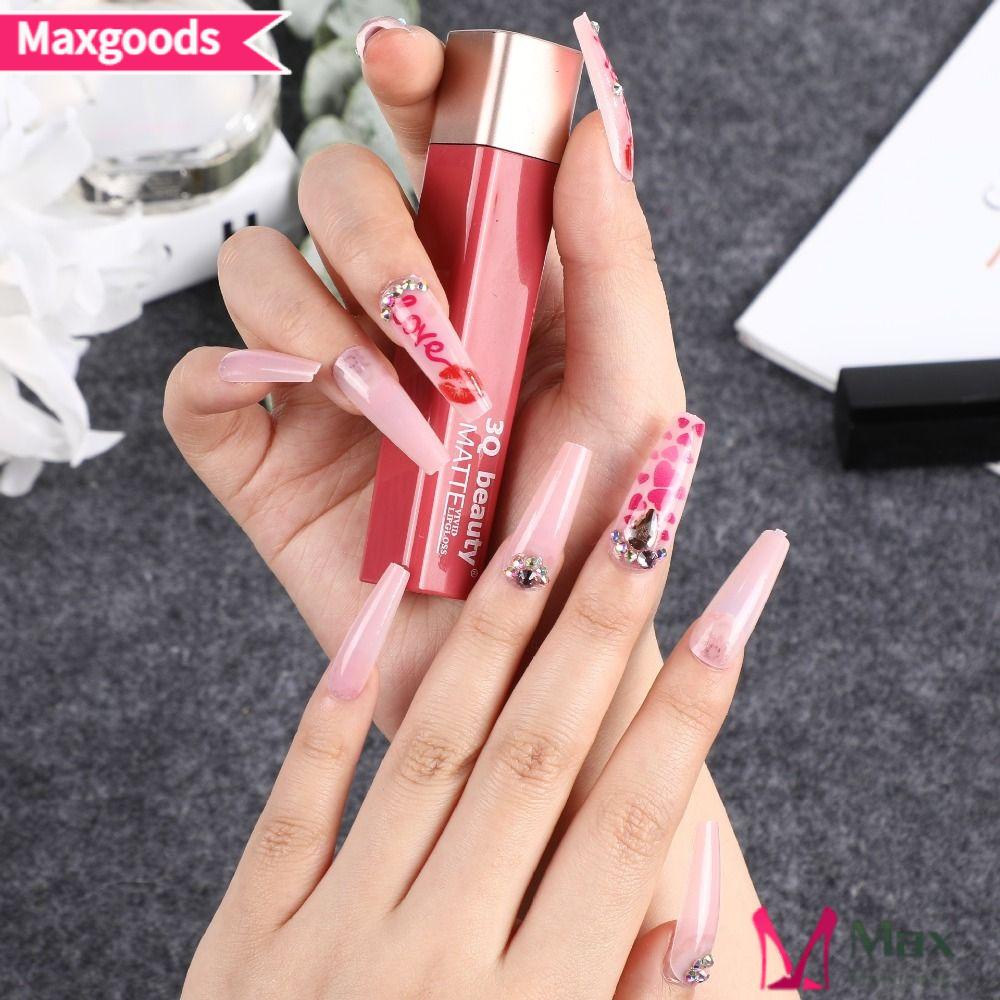 MAXG Bộ Móng Tay Giả Che Phủ Toàn Diện Tháo Rời Được