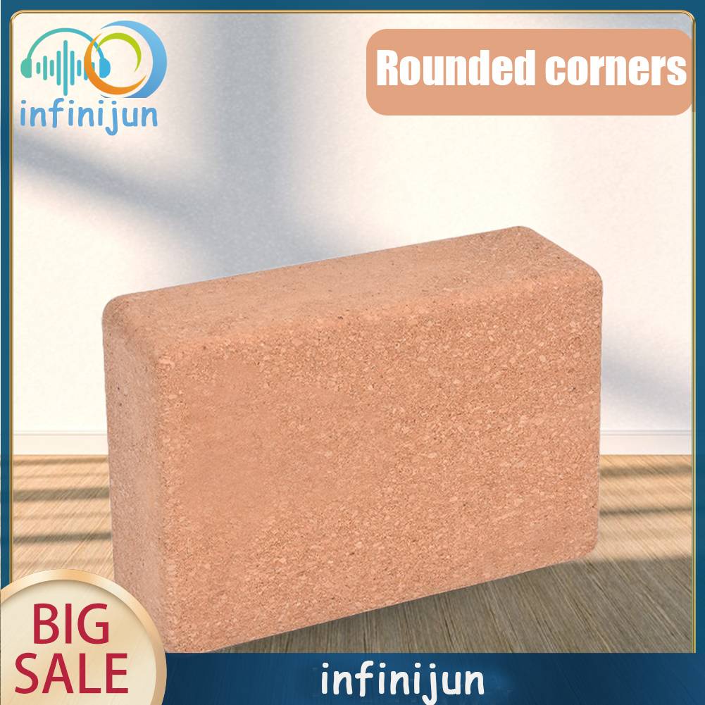 Khối Gỗ Bần Đàn Hồi Cơ Bắp Màu Vàng Tự Nhiên An Toàn Cho Người Tập Gym / Yoga