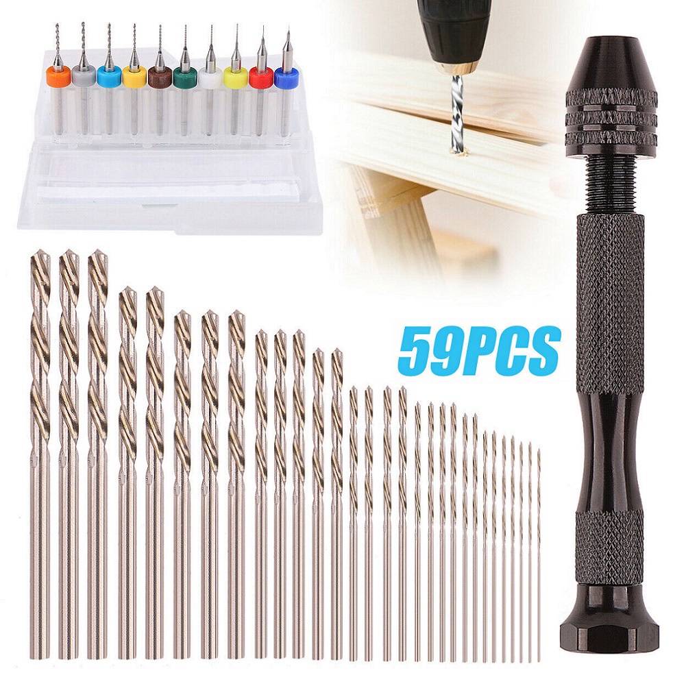 Bộ Mũi Khoan 95mm / 3.74 In Bằng Thép Tốc Độ Cao Màu Bạc
