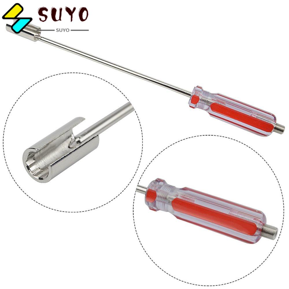 Suyo Set 2 Dụng Cụ Kéo Hàn Đầu Chữ F Bằng Nhựa Kim Loại Màu Xanh Dương