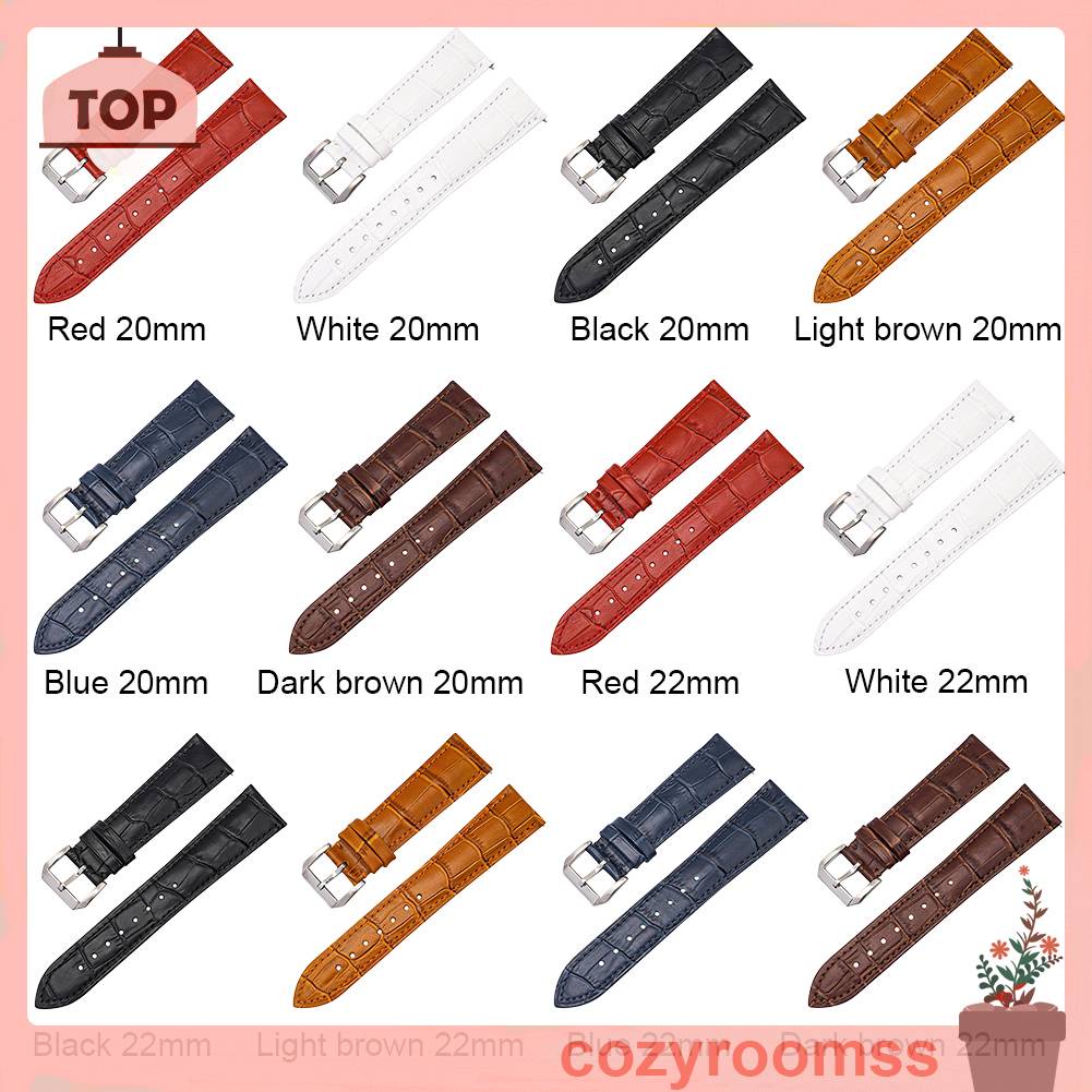 Dây Đồng Hồ Đeo Tay Thời Trang Bằng Da Dành Cho Nam Và Nữ