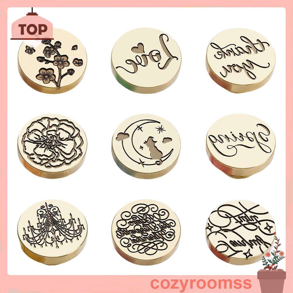 Con Dấu Đóng Thiệp Mời Đám Cưới Hình Tròn DIY Thẻ