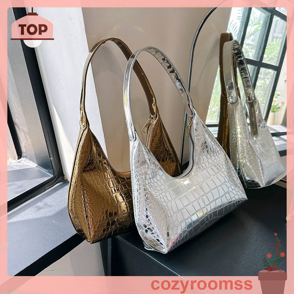 Túi Xách Mua Sắm Da PU Sức Chứa Lớn Có Dây Kéo Dành Cho Nữ