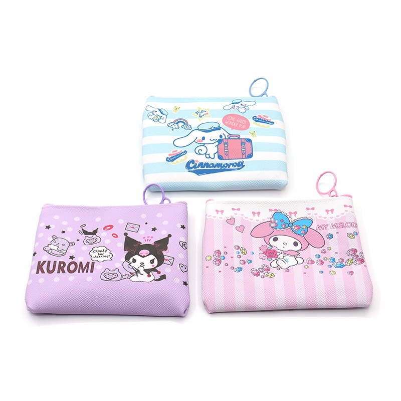 Ví Sanrio. Hộp Đựng Bút Chì. Kuromi