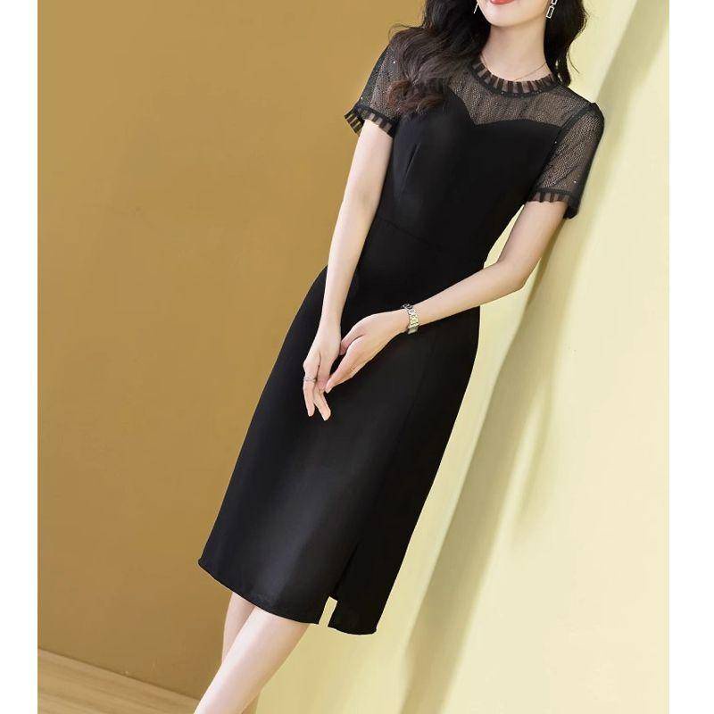 Thời Trang Đầm Ren Mỏng Cỡ Lớn Phong Cách Hàn Quốc Sang Trọng Cho Nữ 2023 s-4xl 5xl 40kg - 100kg