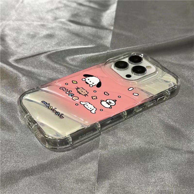 Ốp Điện Thoại Mềm Trong Suốt Hình Chú Chó Pacha Cho iPhone14promax 1312 / 11 7 / 8plus xr / sins 8LWR