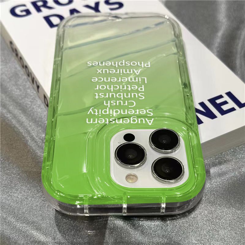 Ốp Điện Thoại Mềm Trong Suốt Màu Gradient Cho Iphone 14Promax / Cute / 8711 1312 Xr 6ZNO