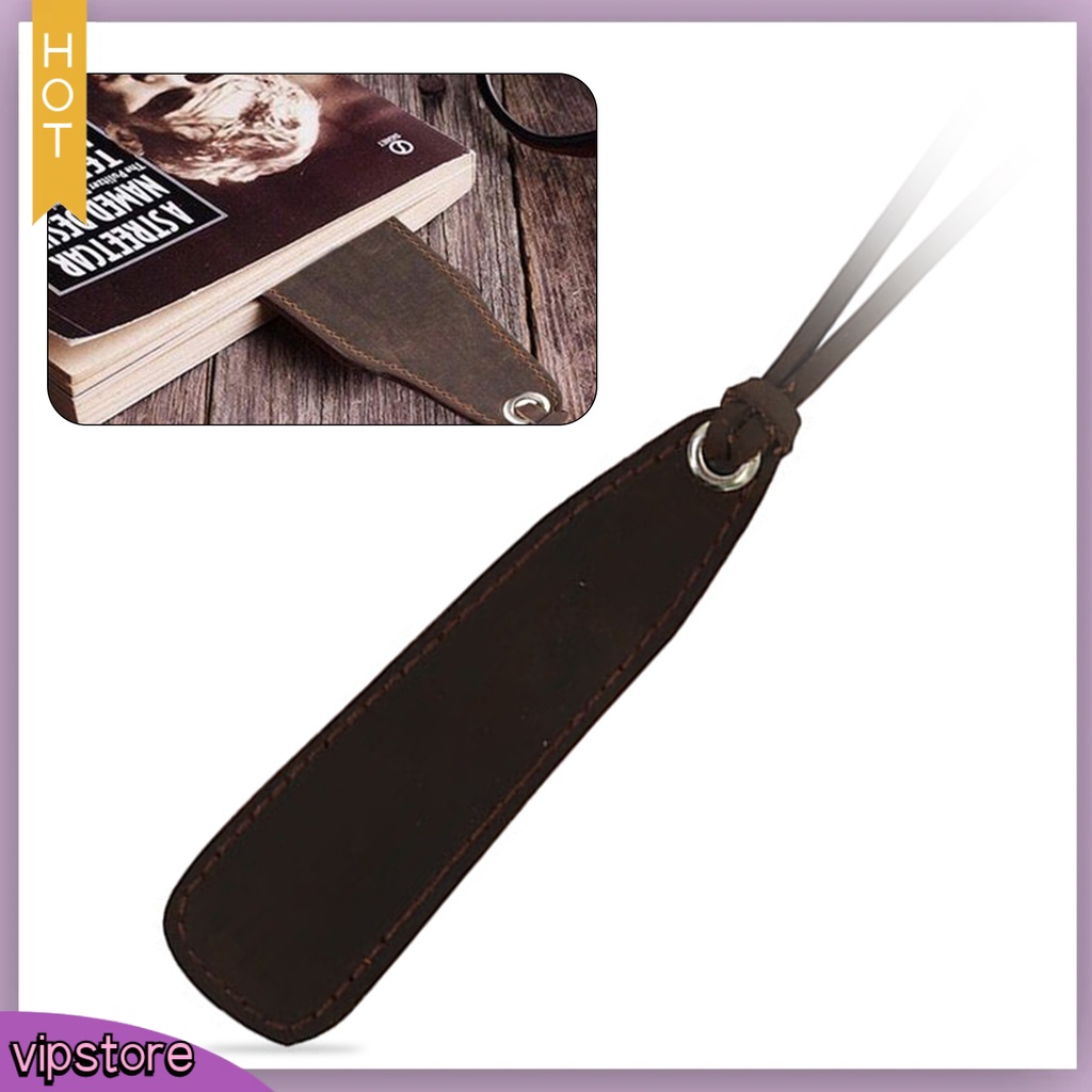 &lt;VIP&gt; Bookmark Retro Lâu Trôi Dễ Dàng Mang Theo Bằng Da Giả Thủ Công Cho Người Yêu Văn Học