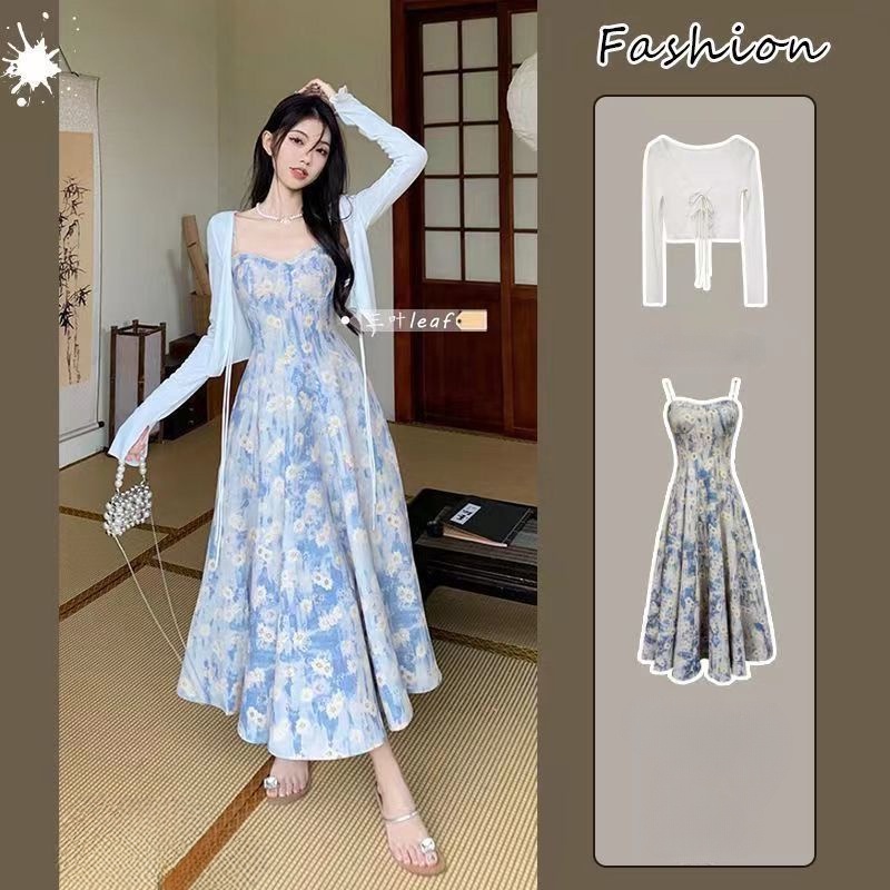 Đầm Hai Dây Dáng Ôm Phong Cách Thời Trang Mùa Hè Pháp Hàng Mới Dành Cho Bạn Nữ