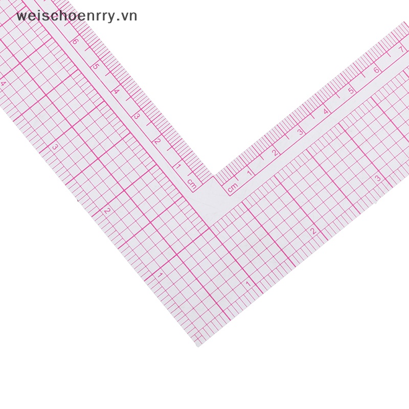 Thước Nhựa Cong Hình Chữ L Chuyên Dụng Cho Thợ May