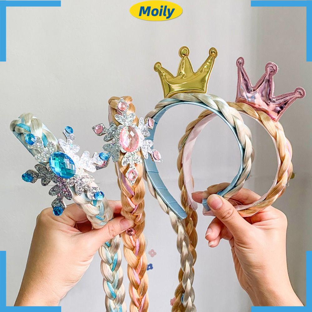 Kẹp Tóc Giả Hình Vương Miện / Bông Tuyết Xinh Xắn Cho Bé Gái
