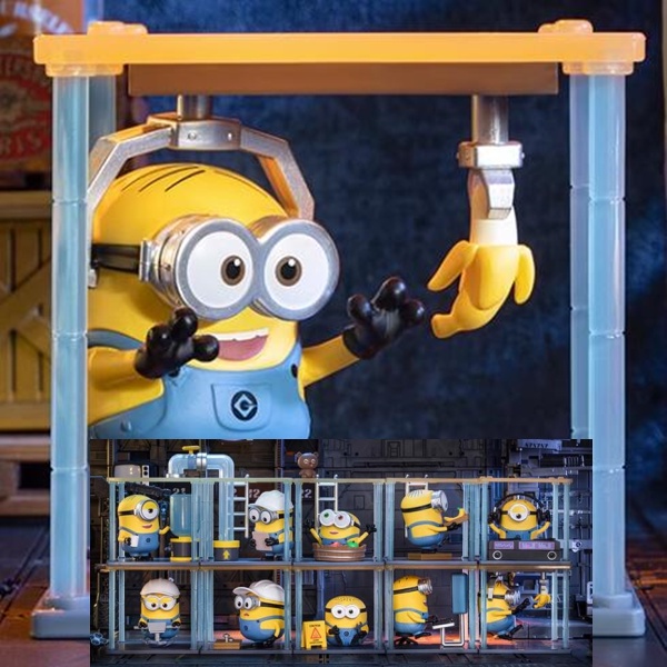 ★Đồ Chơi HGTOYS Hg Hg HGTOYS★   Búp Bê POPMART Little Man Bí Mật Đế Màu Vàng Trang Trí Hợp Thời Trang Làm
