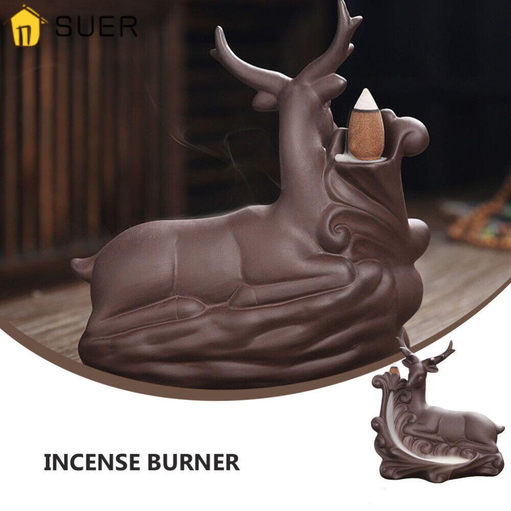 SUENIN Đế Đốt Trầm Hương Bằng Sứ Thiết Kế Độc Đáo Dùng Trang Trí Giá Đỡ