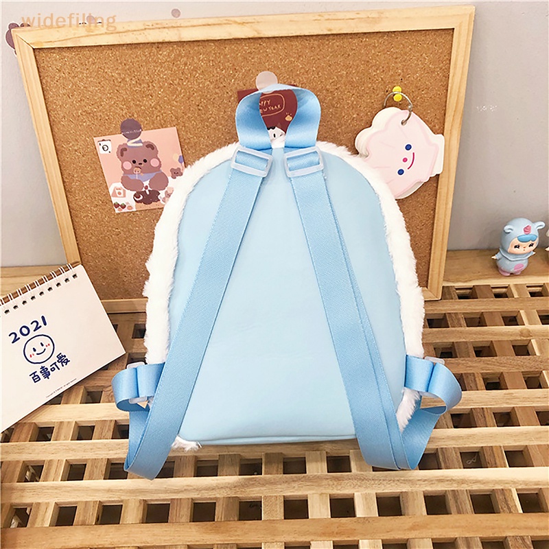 Ba Lô Đi Học Hình Chú Chó Cinnamoroll Nhồi Bông Dễ Thương Cho Bé Gái