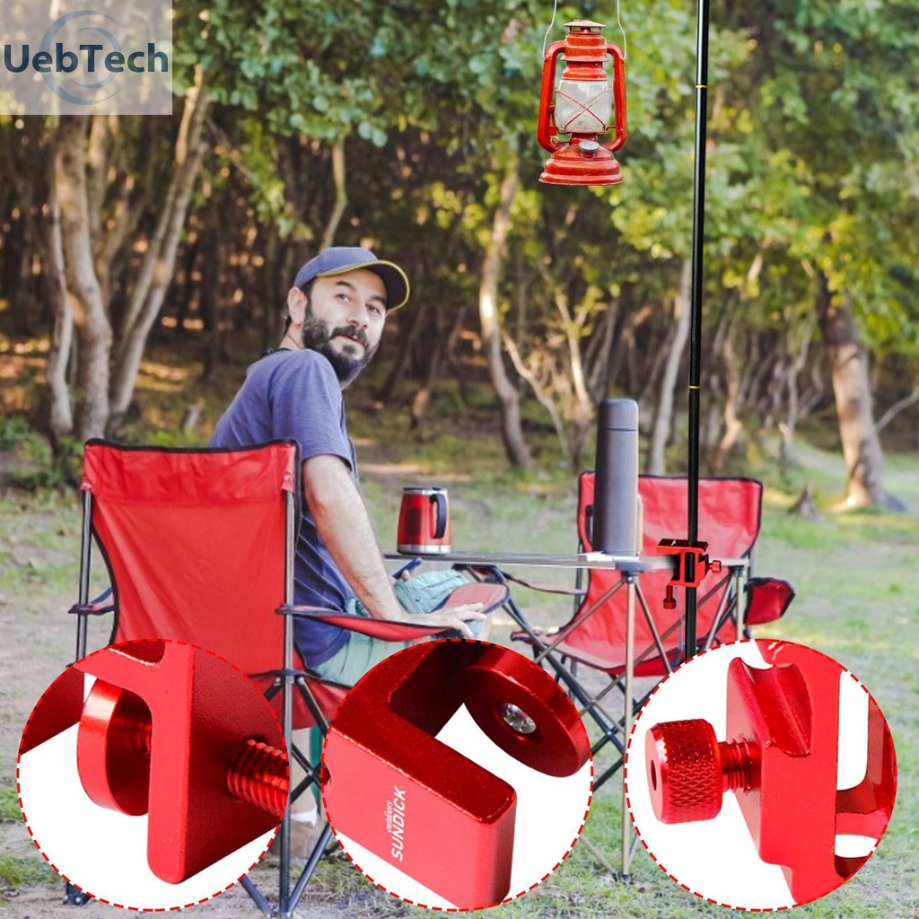 Set 2 Giá Đỡ Kẹp Đèn Lồng Bàn Màu Đỏ Tiện Dụng