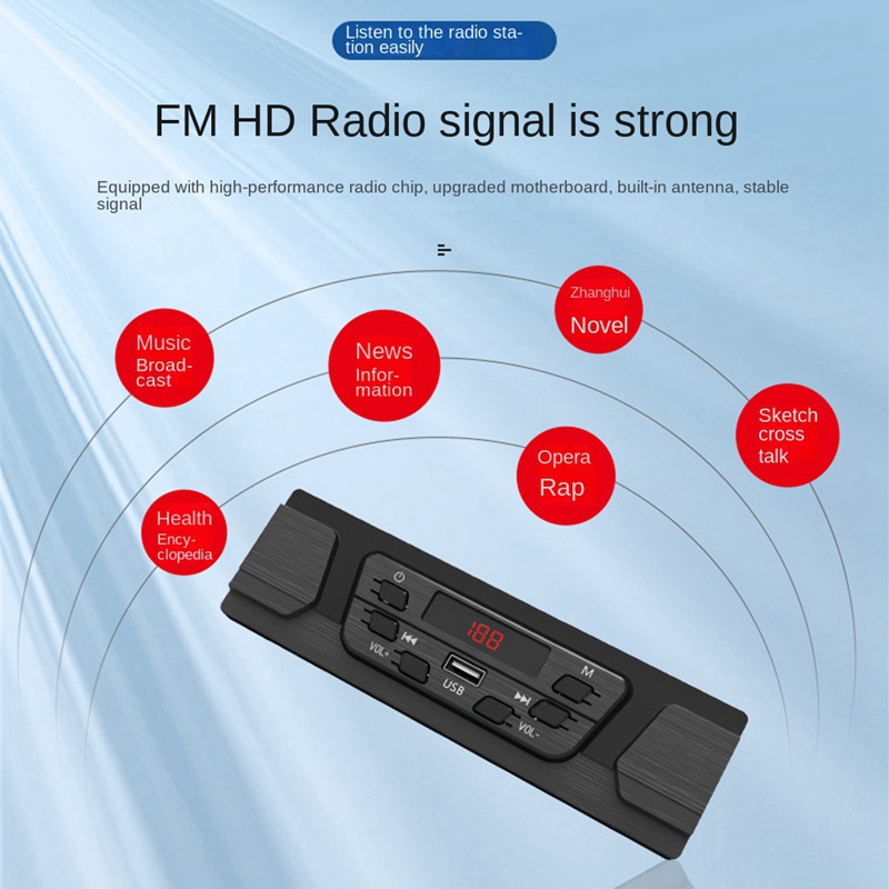 1 Máy Nghe Nhạc mp3 mp3 bluetooth Không Mất Dành Cho Xe Tải Xây Dựng