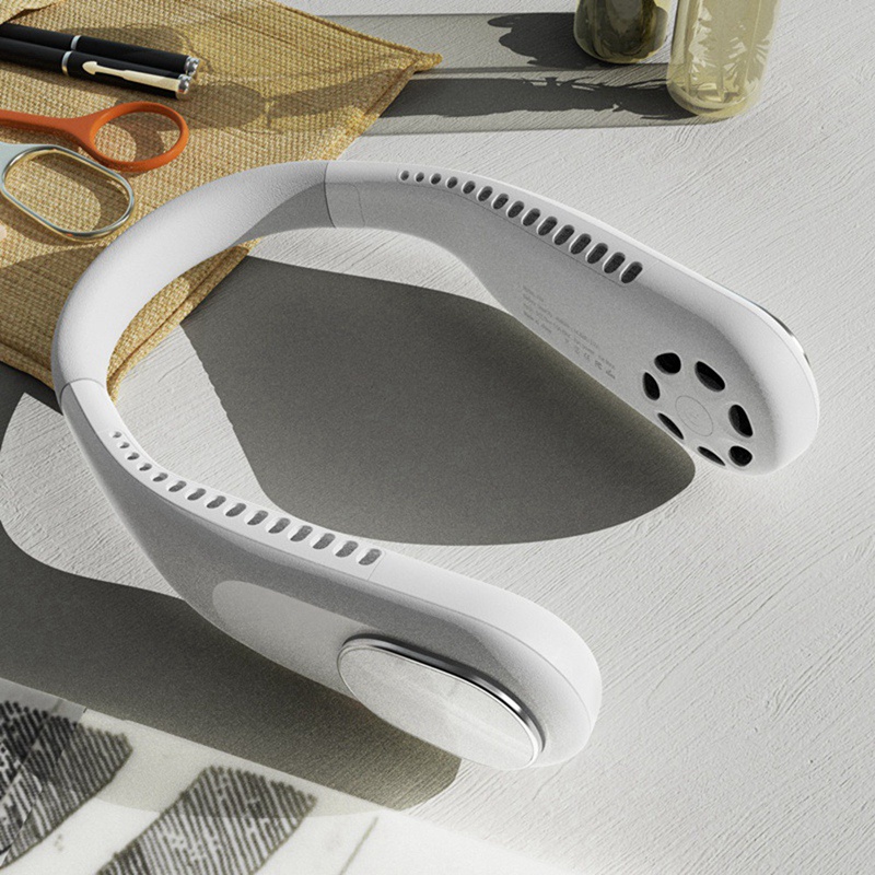 Quạt Đeo Cổ Không Cánh 3 Tốc Độ Điều Chỉnh 360 Độ 4000MAh Có Thể Sạc Lại Tiện Dụng°Quạt Làm Mát Linh Hoạt Có Thể Mang Đi Tiện Dụng