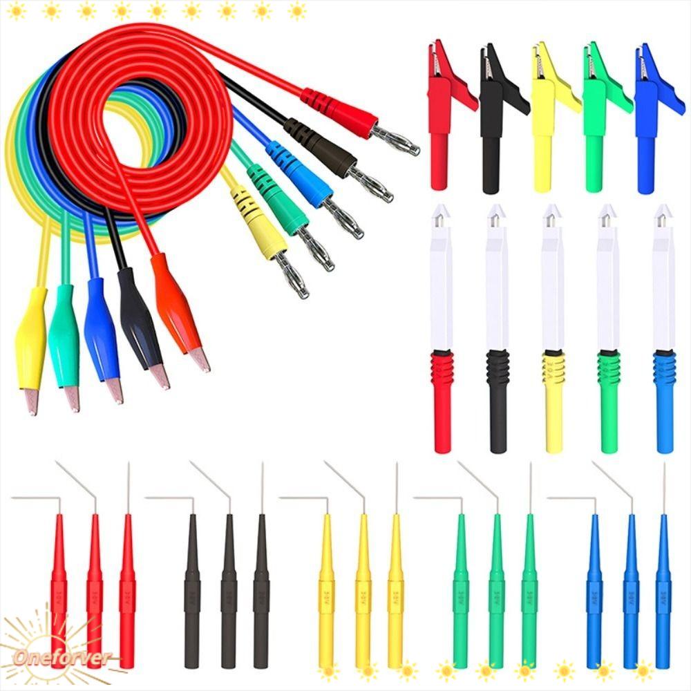 Set 30 Đầu Dò Dây Điện Cách Nhiệt 4mm PVC / PA / Đồng / Thép Không Gỉ 30 Trong 1 Cho Xe Hơi 3.3ft