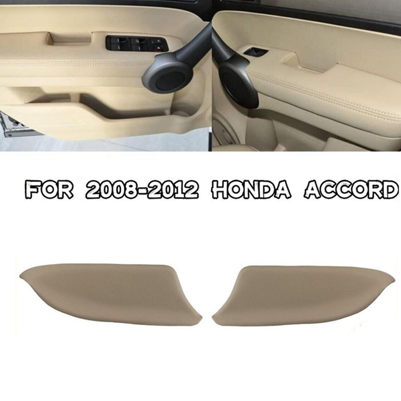 1 Cặp Nắp Đậy Hộp Tỳ Tay / Bảng Điều Khiển Cửa Trước 83503-TA0-A31ZC Cho Honda Accord Sedan 2008-2012