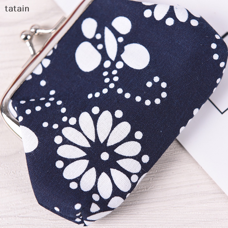 1 Ví Đựng Tiền Xu Họa Tiết Hoa Cho Nữ