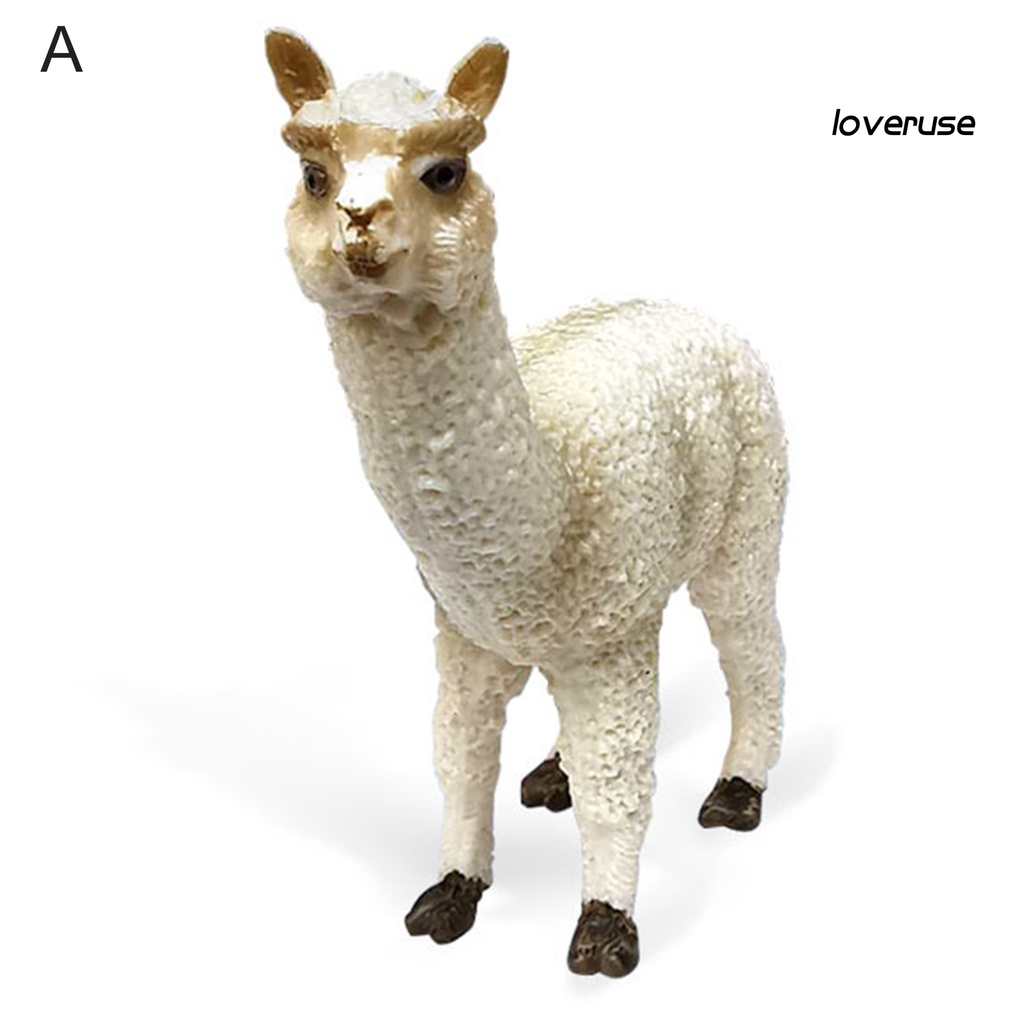 Mô Hình Lạc Đà Alpaca Đồ Chơi Thiết Kế Sáng Tạo